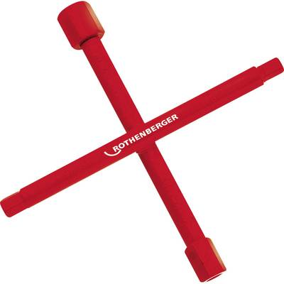 ROTHENBERGER Sanitär-Kreuzschlüssel 200 x 200mm Chrom-Vanadium-Spezialstahl (35.1044)