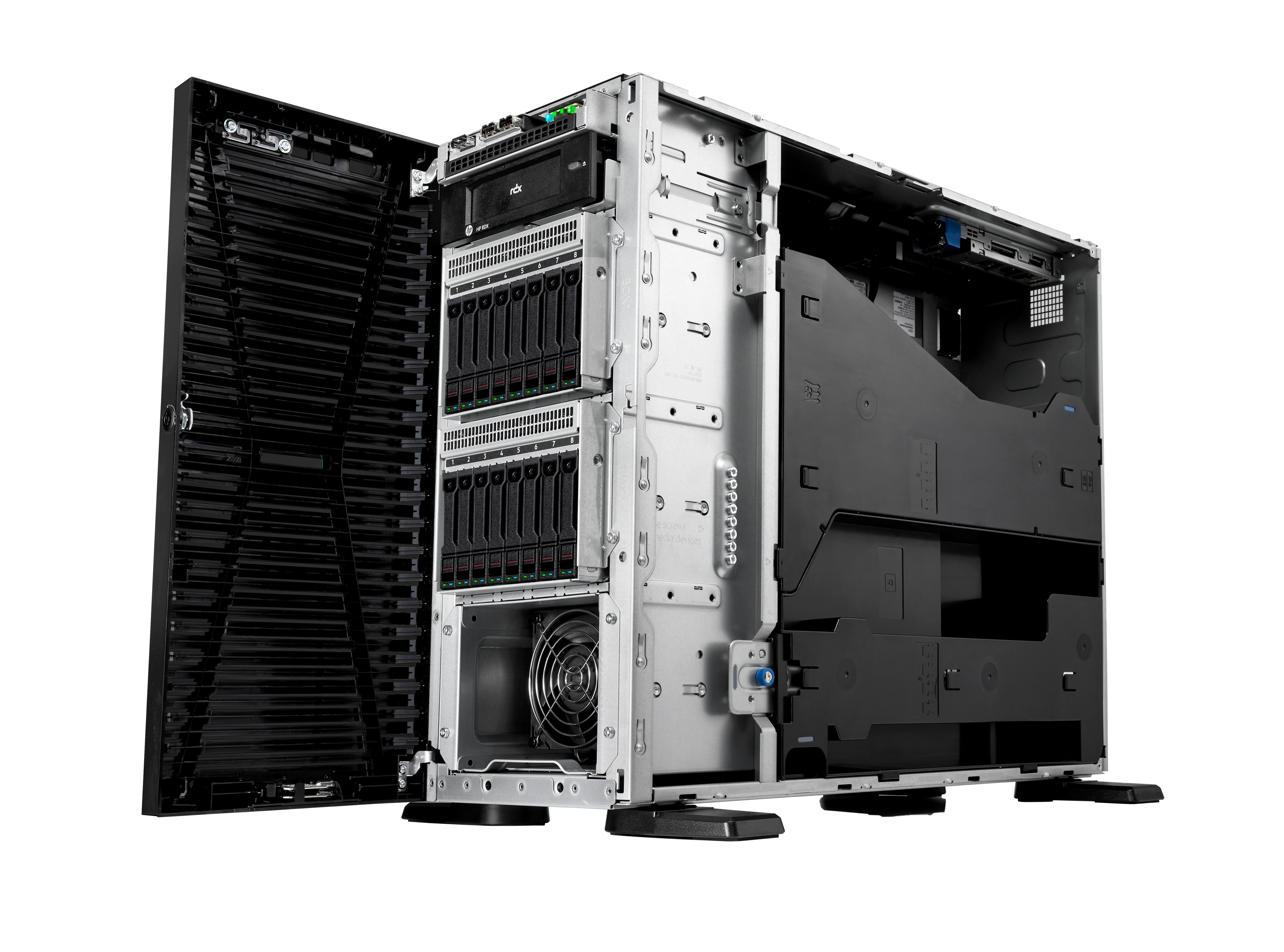 HPE ProLiant ML110 Gen11 Intel Xeon Silver 4510 2.4 GHz 64 GB RAM 8 SFF Schwarz