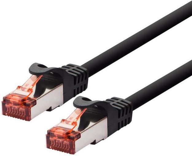 LOGON TCF66F150BL Netzwerkkabel Schwarz 15 m Cat6a F/UTP (FTP) (TCF66F150BL)