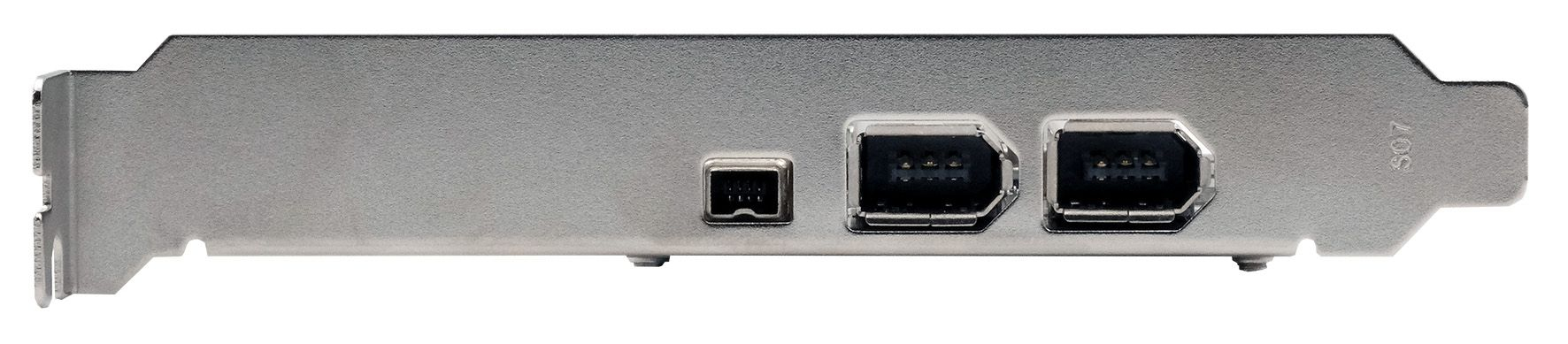 Exsys EX-16600 PCIe FireWire IEEE 1394a Schnittstellenkarte 4 Ports Schwarz, Edelstahl