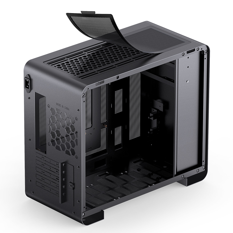 Jonsbo U4 Mini Mesh Micro-ATX-Gehäuse Mini Tower Schwarz