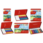 CARAN D'ACHE Fasermaler FIBRALO, 10er Metalletui Tinte auf Wasserbasis, leuchtende und transparente Farben, - 1 Stück (185.310)