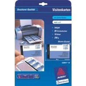 Avery QuickundClean - Papier, matt - weiß - 220 g/m2 - 25 Stck. 200) (C32015-25)