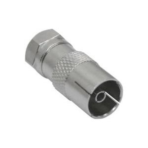 InLine® Adapter F-Stecker (SAT) auf IEC-Buchse (Antenne) (69922)