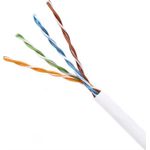 Lanview Cat5e U-UTP Network Cable 4x2xAWG24 PVC white 305m (LVN122004)