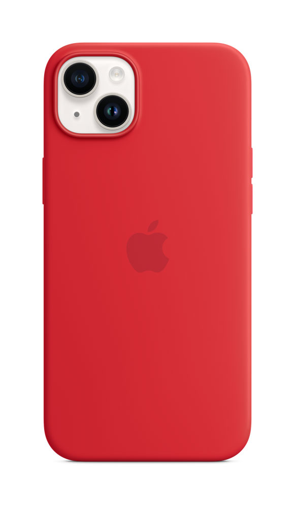 APPLE iPhone 14 Plus Silicone Case with MagSafe - (PRODUCT)RED (MPT63ZM/A)