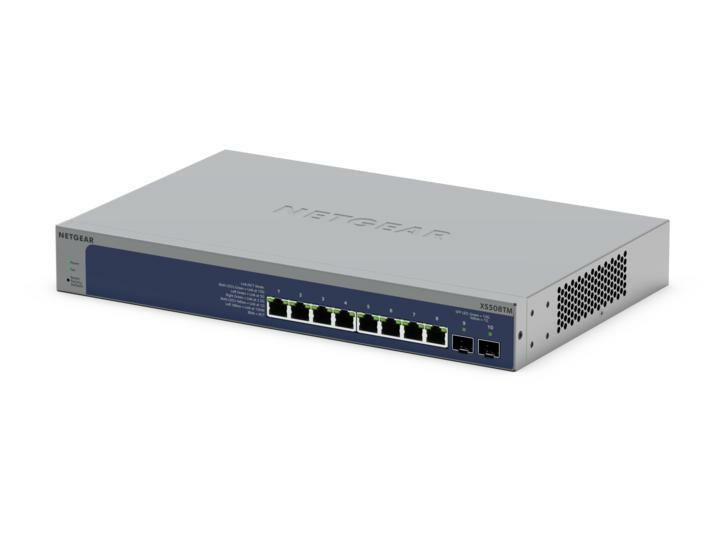 NETGEAR S3600 Series XS508TM Managed Switch 8 x 10/25 Gigabit Ethernet Grau