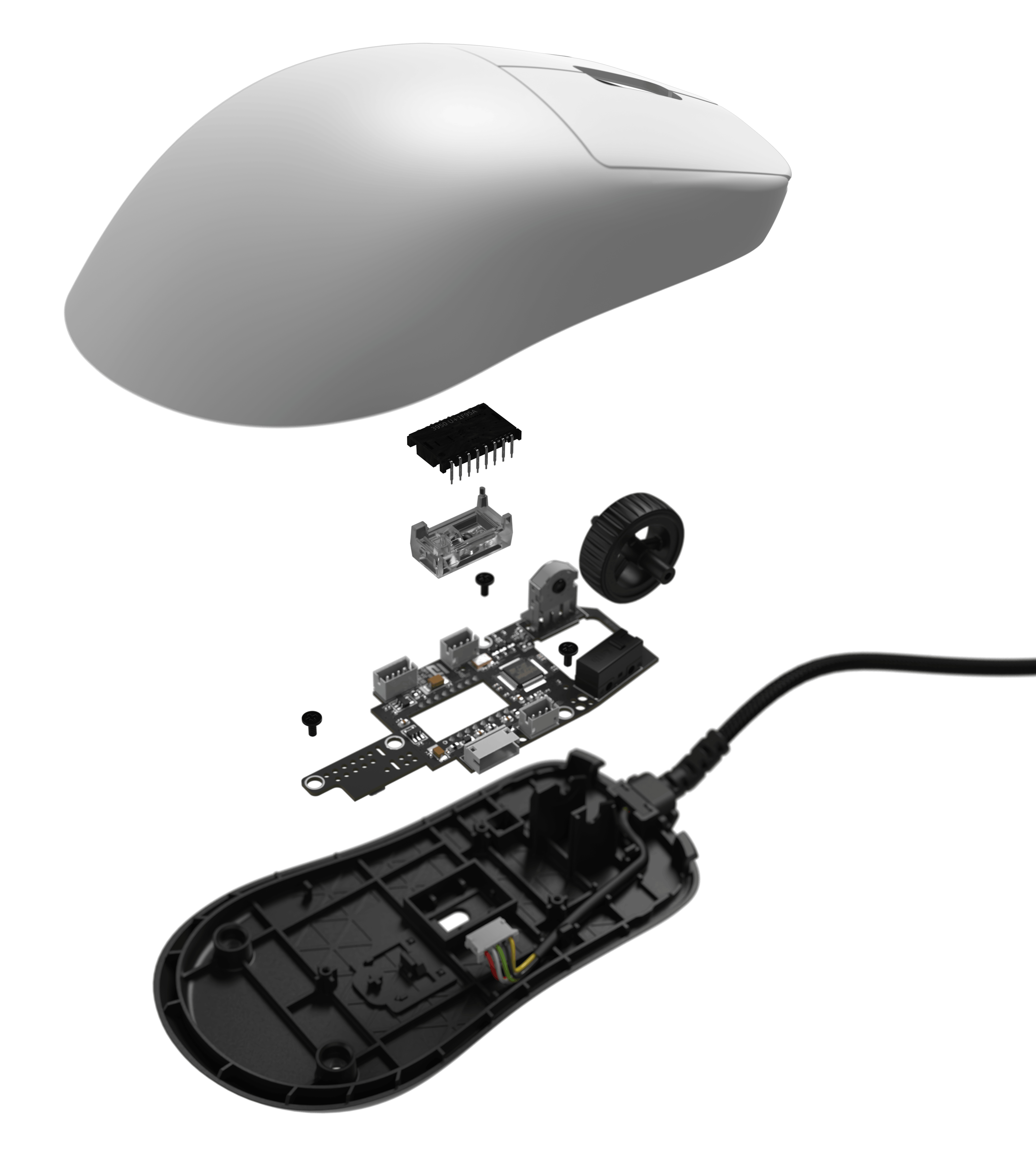 Endgame Gear OP1 8K V2 Gaming-Maus, 8000 Hz, 30000 DPI, 6 Tasten, USB, Weiß