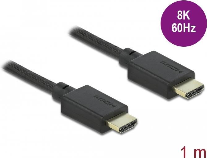 DeLOCK 85387 HDMI-Kabel 1 m HDMI Typ A (Standard) Schwarz (85387)