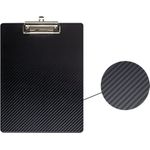 MAUL Klemmbrett MAULflexx, DIN A4, aus PP, schwarz/schwarz Klemmer an der kurzen Seite, Klemmweite: 8 mm, - 1 Stück (2361090)