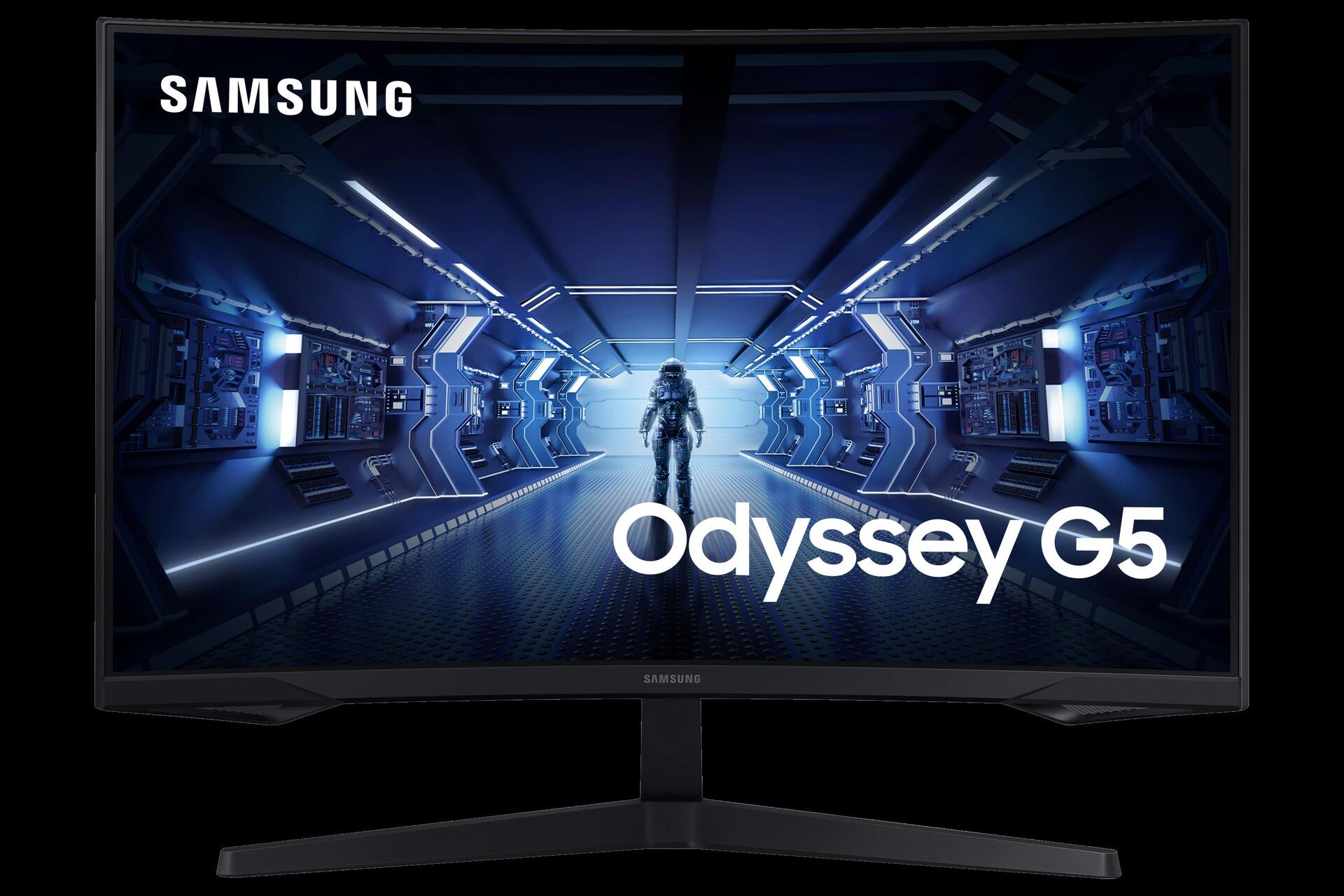Samsung Odyssey G5 81,3 cm (32" ) 2560 x 1440 Pixel Wide Quad HD LED Schwarz (LC32G55TQBUXEN)