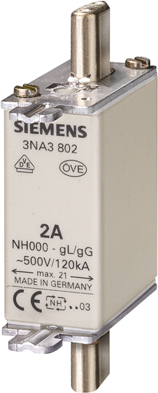 Siemens 3NA3801 Schmelzsicherung Hohe Spannung 1 Stück(e) (3NA3801)