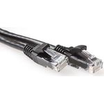 ACT IB2952 0.25m Cat6a U/UTP (UTP) Schwarz Netzwerkkabel (IB2952)