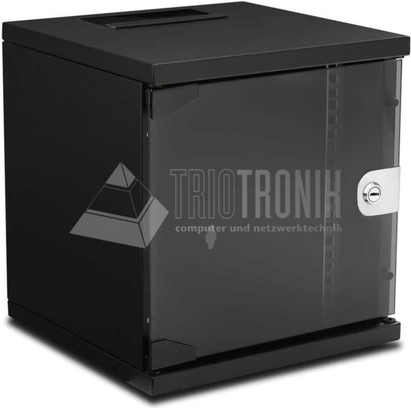 Wirewin WCAB 10 312X300X6U BL Rack 6U Wandmontiertes Regal Schwarz (WCAB 10 312X300X6U BL)