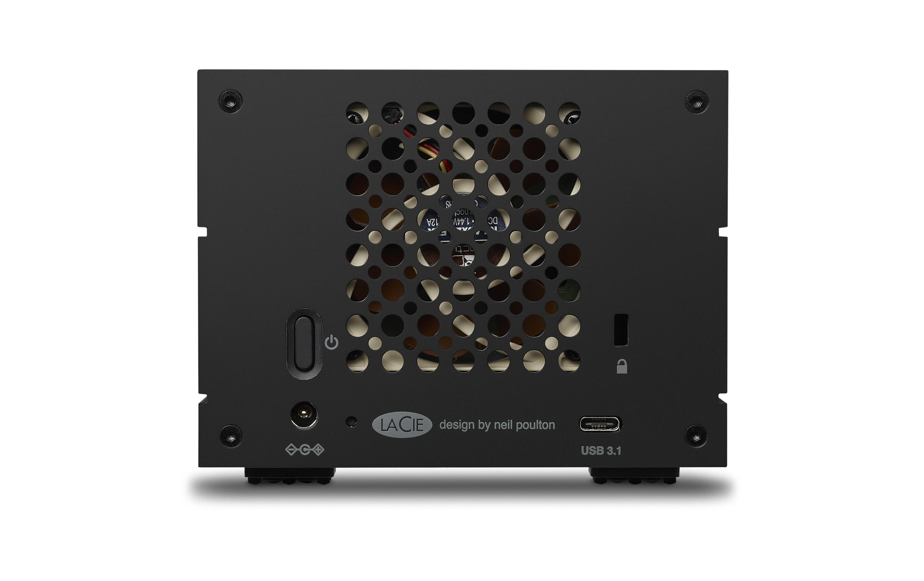 LaCie 2big RAID 36 TB Desktop Festplatten-Array Schwarz