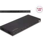 Delock HDMI Matrix Switch 4 x HDMI in zu 2 x HDMI out 4K 60 Hz mit Audio Extraktor (66454)