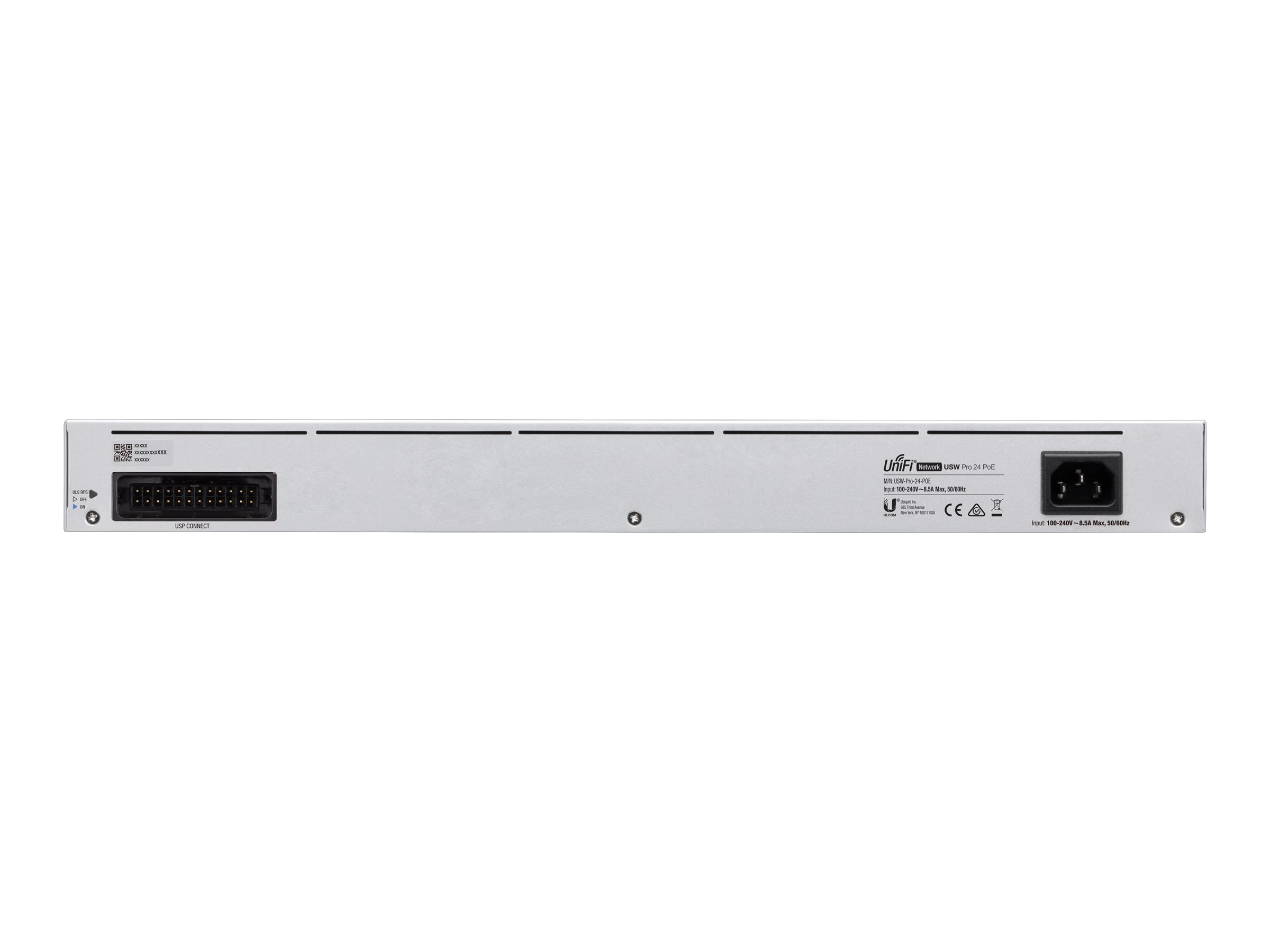 Ubiquiti UniFi Switch USW-Pro-24-POE Managed PoE++ Gigabit Switch 24-Port Silber