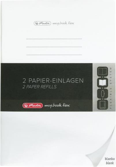 Herlitz 50034130 Notizbuch A5 80 Blätter Weiß (50034130)