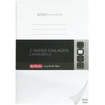 Herlitz 50034130 Notizbuch A5 80 Blätter Weiß (50034130)