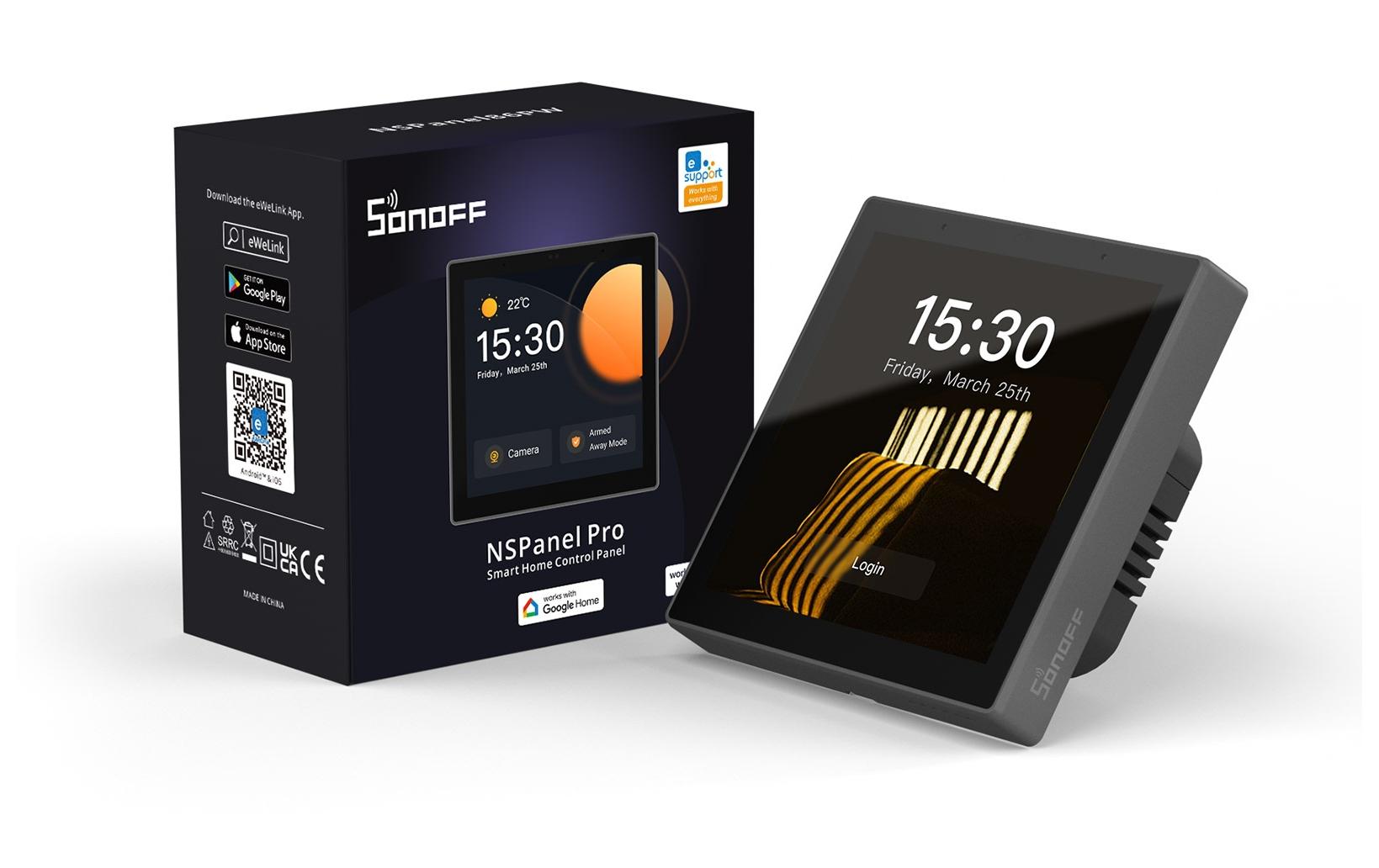 Sonoff NSPanel Pro Black Smart Display 3.95" Zigbee 3.0 Wi-Fi