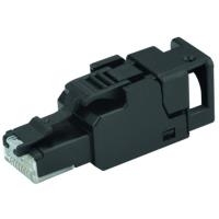 Telegärtner 100023052 ungeschirmter feldkonfektionierbarer RJ45-Steckverbinder UFP8 T568B Cat.6A(IEC), AWG24/1-AWG23/1, AWG27/7-AWG23/7 100023052 Stecker 1 St.