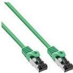 InLine® Patchkabel, S/FTP (PiMf), Cat.8.1, 2000MHz, halogenfrei, Kupfer, grün, 0,25m (78822G)