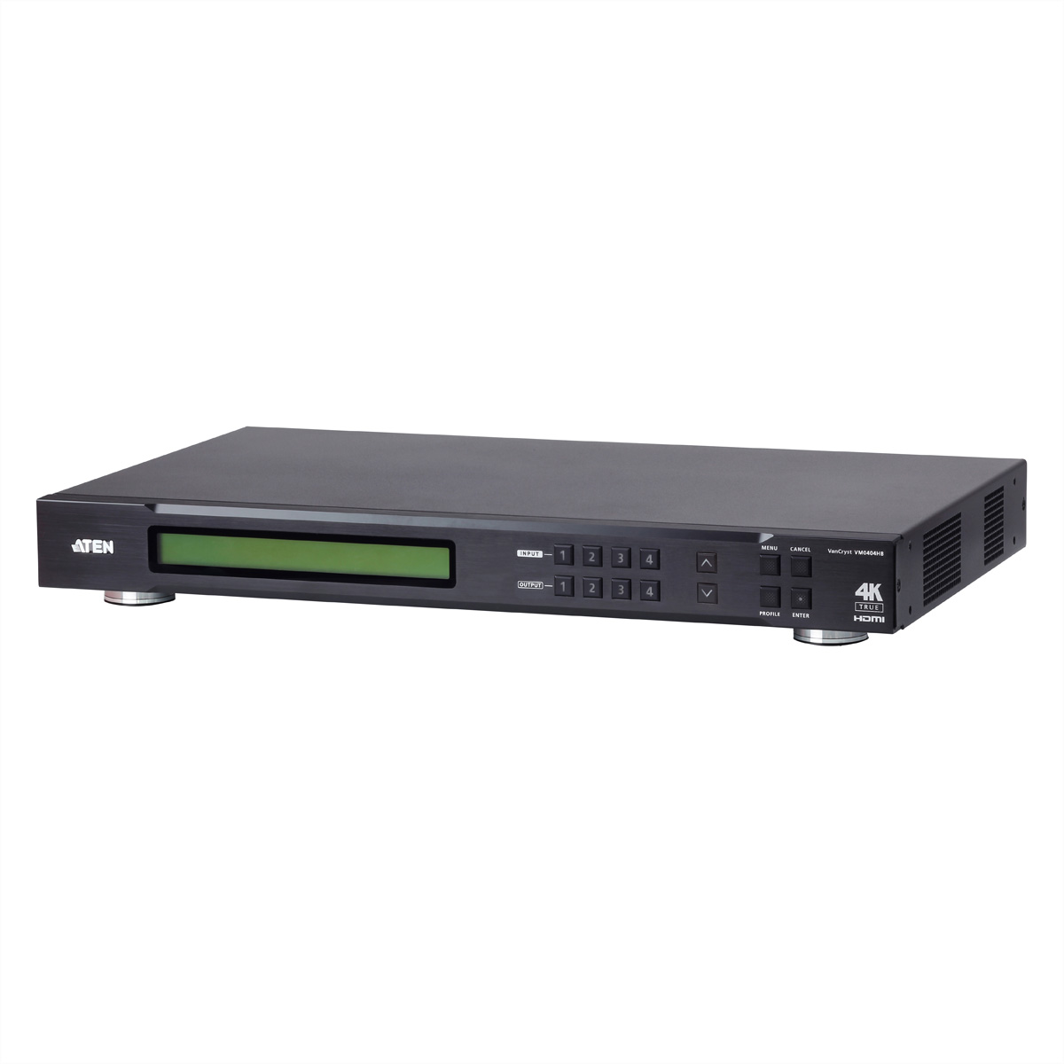 ATEN VanCryst VM0404HB 4 x 4 True 4K HDMI Matrix Switch Schwarz