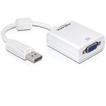 Delock VGA-Adapter DisplayPort (M) zu HD-15 (VGA) (W) (61766)