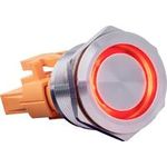 Joy-it BUTTON22C-L-RD Tastschalter 250 V/AC 15 A 1 x Ein/(Aus) IP67, IK10 rastend 1 St. (BUTTON22C-L-RD)