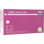 PAPSTAR unisex Einmalhandschuhe white grip transparent Größe M 100 St. (93076)