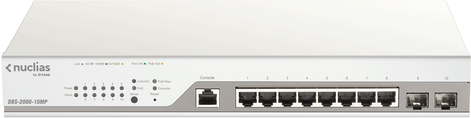 D-Link DBS-2000-10MP/E Netzwerk-Switch Managed L2 Gigabit Ethernet (10/100/1000) Power over Ethernet (PoE) Grau (DBS-2000-10MP/E)