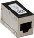 ACT Inline Coupler RJ-45 shielded CAT6A. Type: C6A C6a in line coupler shielded (SD6518)