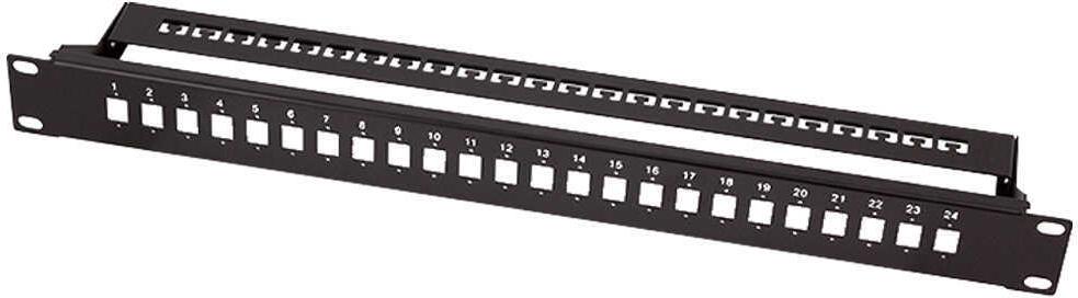 LogiLink 19" LWL-Panel für 24x LC-Duplex/SC-Simplex Kuppl. (FB0002B)