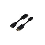 Assmann DisplayPort adapter cable. DP - HDMI type A M/F. 0.15m.w/interlock. DP 1.2 compatible. UL. CE. bl (AK-340400-001-S)