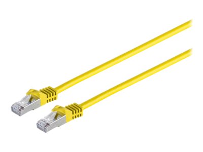 S/CONN maximum connectivity Patchkabel Cat. 6A Class EA 0,25 m Gelb