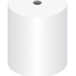 kangaro Thermorolle für Kartenlesegeräte, 57 mm x 25 m weiß, 1-lagig, Bisphenol A frei, - 5 Stück (K-6005)