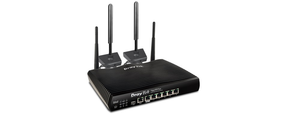 DrayTek Vigor 2927Lac Dual-WAN LTE WLAN-Router Wi-Fi 5 Gigabit Ethernet Schwarz