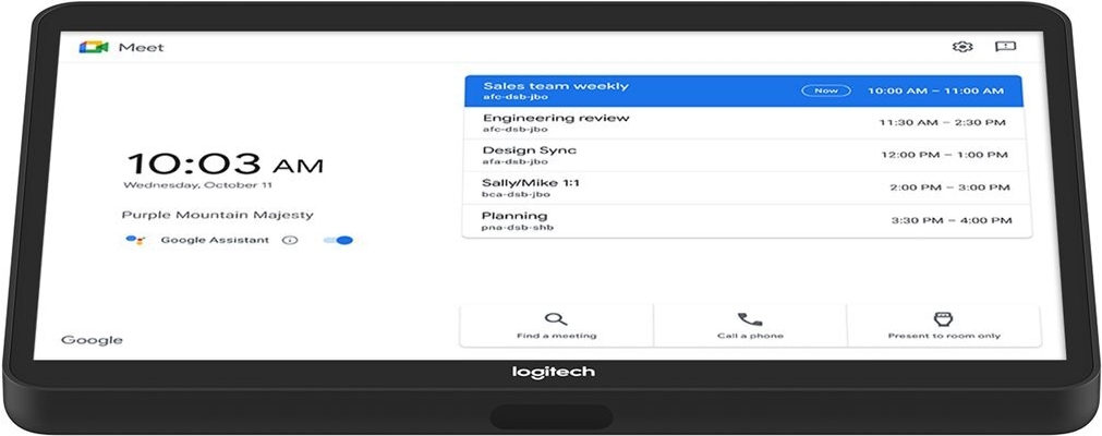 Logitech Small Room with Tap+Rally Bar Mini for Google Meet (TAPRMGGGLCTL2)