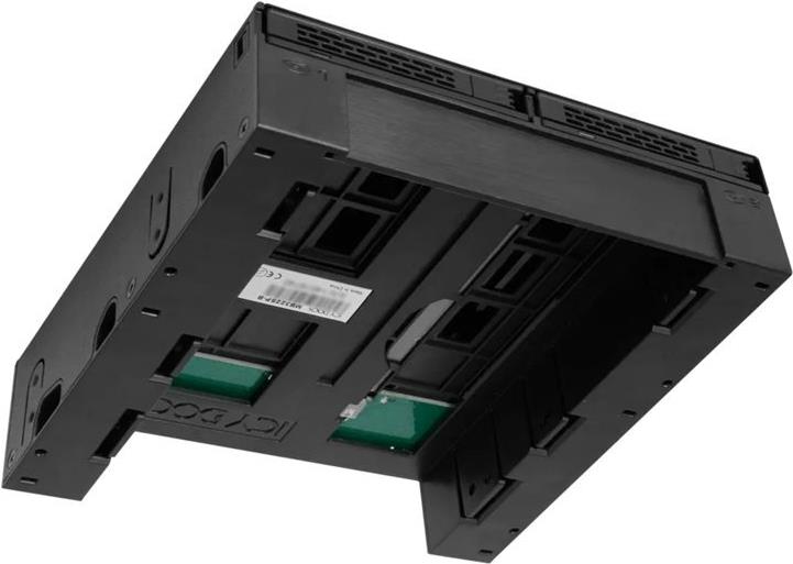 ICY DOCK ExpressCage MB322SP-B Mobiles Speicher-Rack 5,25" 3 Einschübe SATA/SAS Schwarz