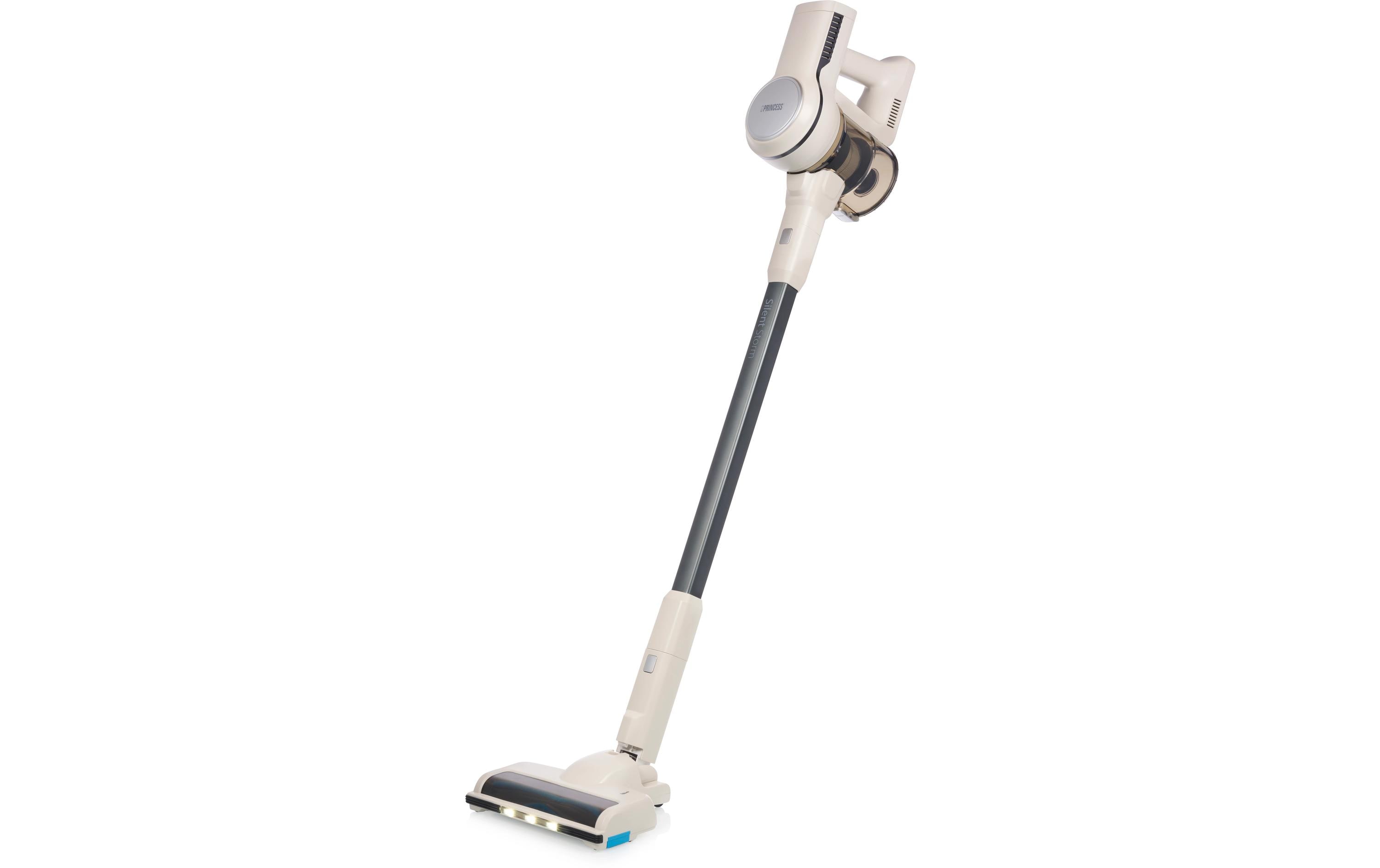 Princess 01.339380.01.001 Akku-Stabstaubsauger Beutellos 140 W 0,6 l Grau