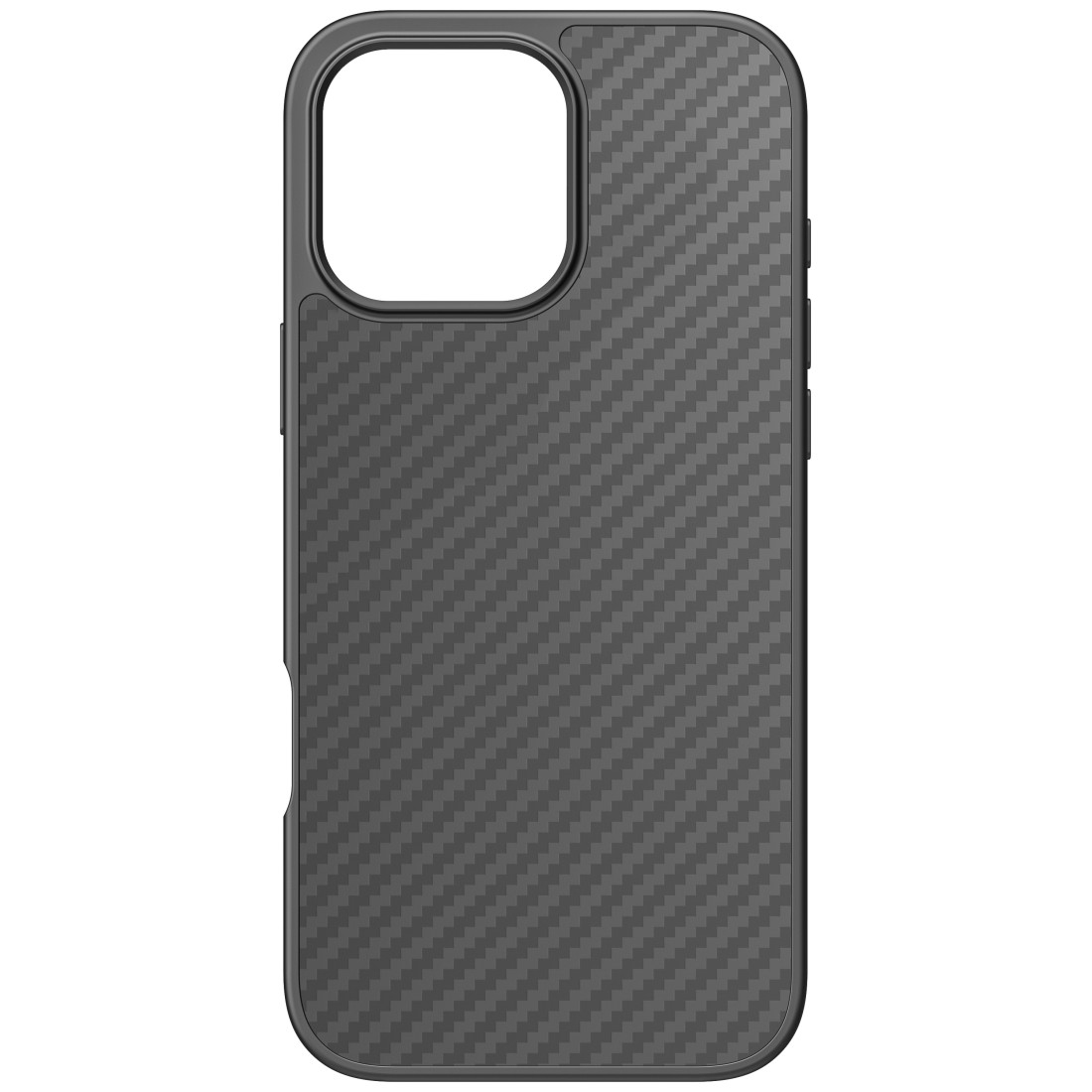 Black Rock Robust Carbon Cover für Apple iPhone 16 Pro Max Schwarz