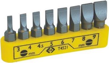 C.K. Bit-Set 8teilig Schlitz (T4521)