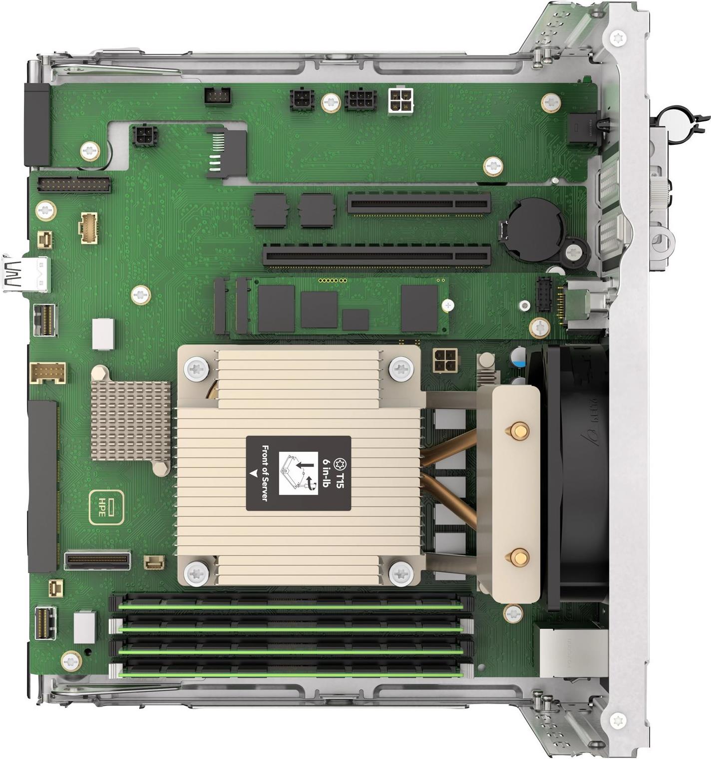 HPE ProLiant MicroServer Gen11 Xeon E-2434 3.4 GHz 32 GB RAM 8 TB HDD Schwarz