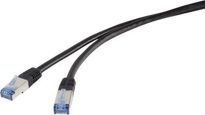 Renkforce RF-4673692 Netzwerkkabel Schwarz 10 m Cat6a S/FTP (S-STP) (RF-4673692)