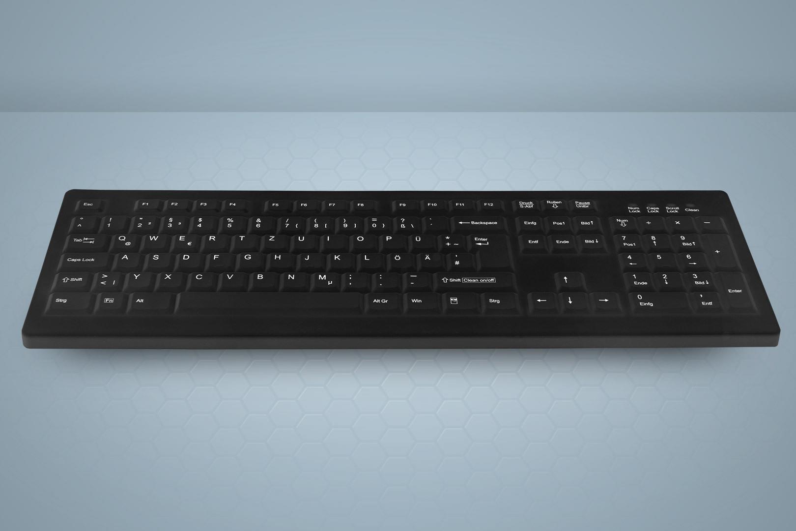 Active Key MedicalKey AK-C8100 kabelgebundene Tastatur USB QWERTZ Schwarz