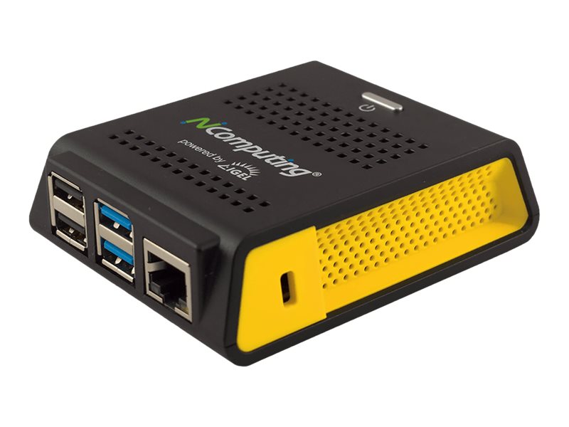 NComputing RX-series RX420 (IGEL) Thin Client BCM2711 1,5 GHz 2 GB RAM Schwarz, Gelb