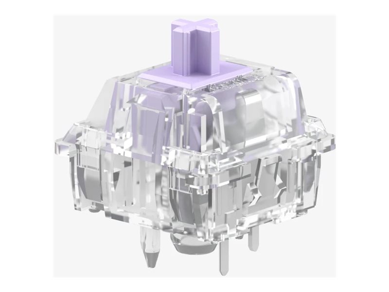 Glorious Mako Ultralight Tastaturschalter 5-Pin MX-Stem 40 g taktil Violett, Durchscheinend