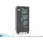 Tablet-Ladewagen für bis zu 40 Geräte, UV-C Desinfektion, Smart Control, schwarz, Good Connections (PCT01-A40S)