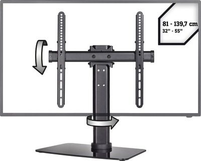 SpeaKa Professional TV-Standfuß 81,3 cm (32") - 139,7 cm (55") Neigbar+Schwenkbar SP-TT-05 (SP-TT-05)