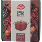 BALLARINI Bellamonte Auflaufform, Bräter, Gusseisen 24cm rund rot (1023094)
